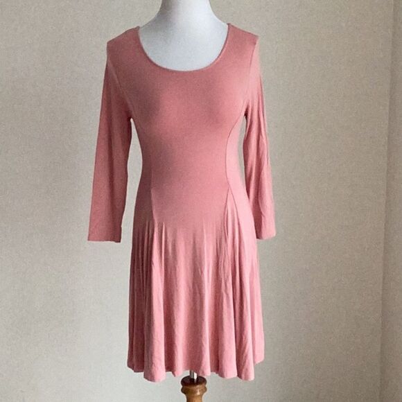 Forever 21 Marv Flowey tie up the back long sleeve dress size medium - Picture 1 of 8